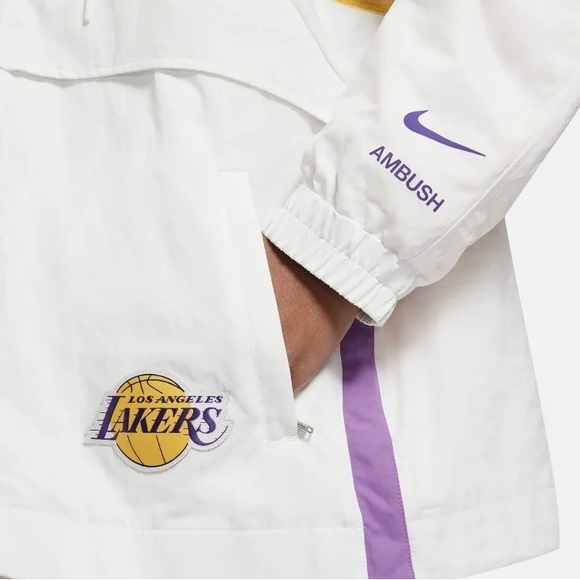 NIKE x AMBUSH LA Lakers TEARAWAY PANT white Women’s Size XS X-Small NWT - Picture 11 of 11